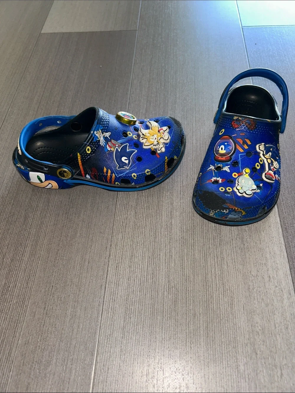 CROCS Kids Blue Sonic Clogs